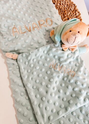 Manta y Dou Dou Verde Mint