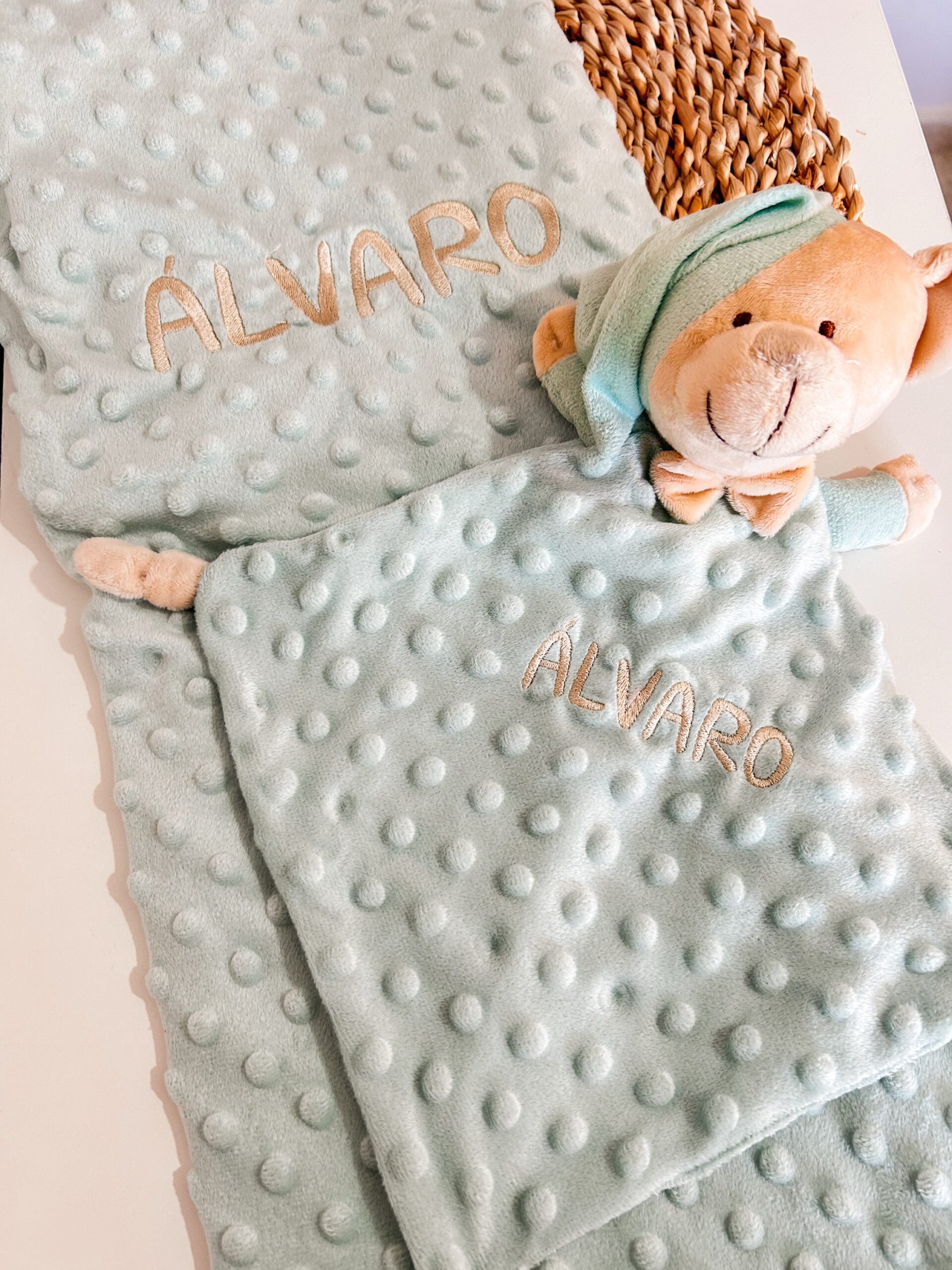 Manta y Dou Dou Verde Mint