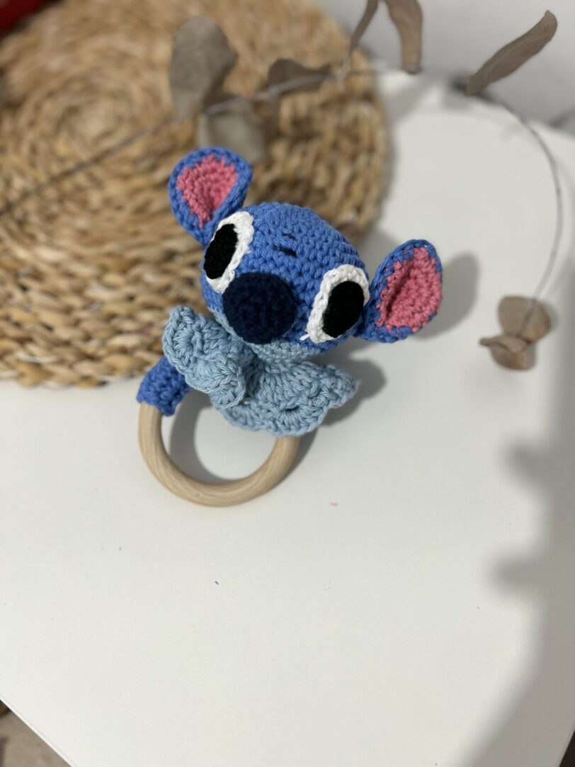 Mordedor Sonajero & Chupetero Stitch - Imagen 2