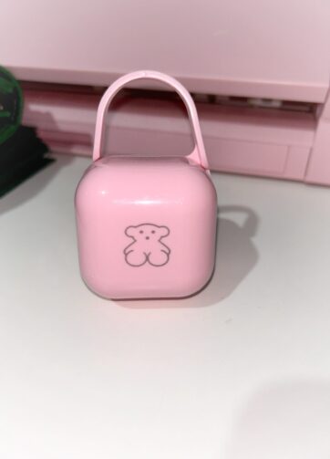 Portachupete Osito Rosa