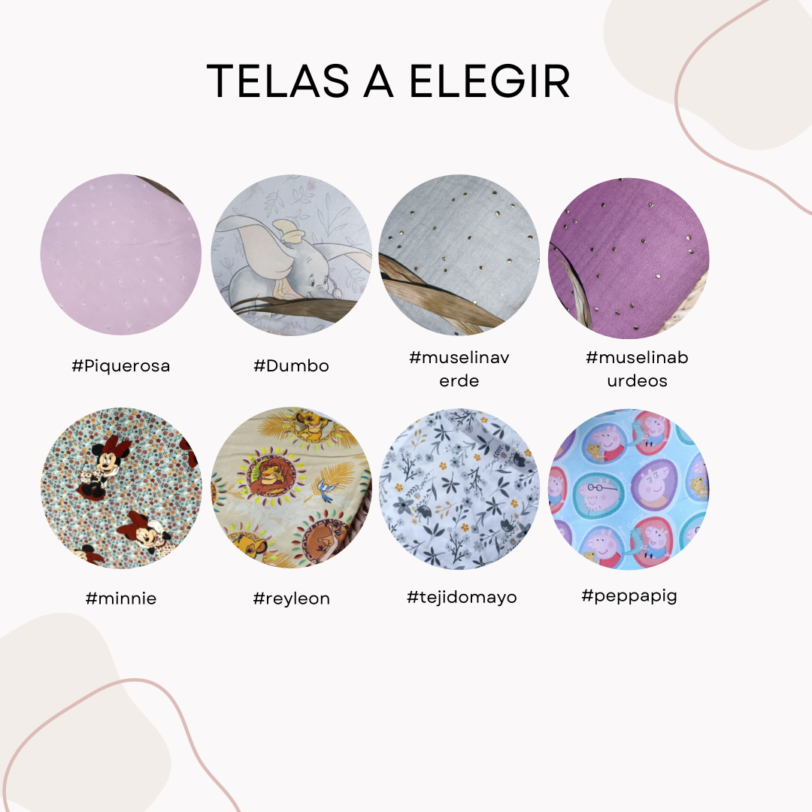 Cambiador de viaje ~ Elige la tela - Imagen 4
