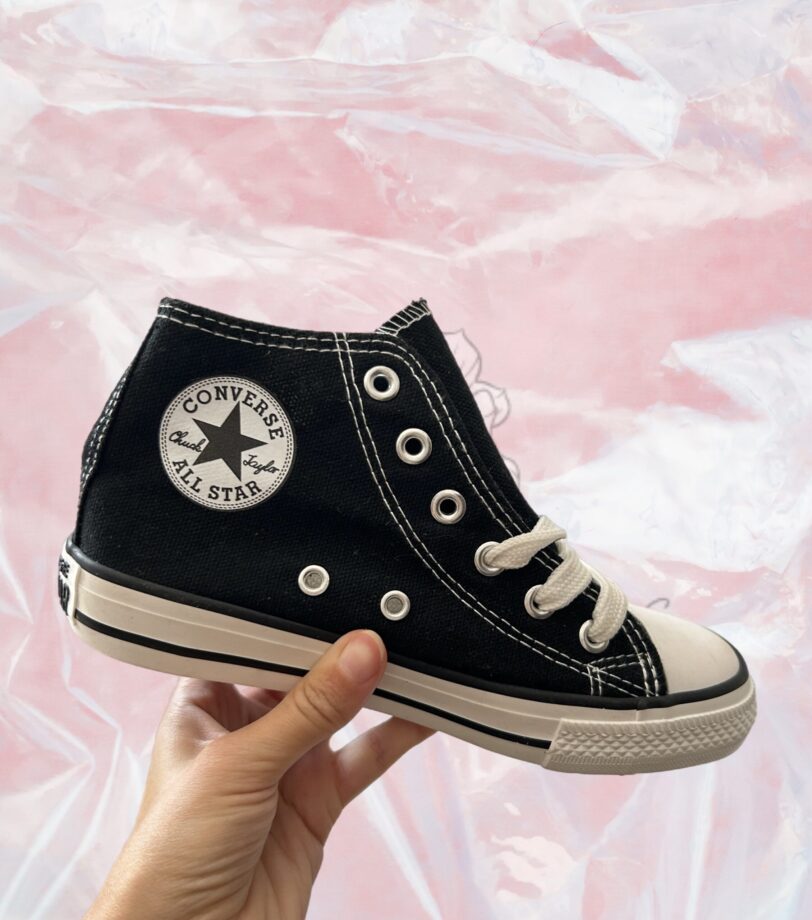 Botas negras tela talla 34