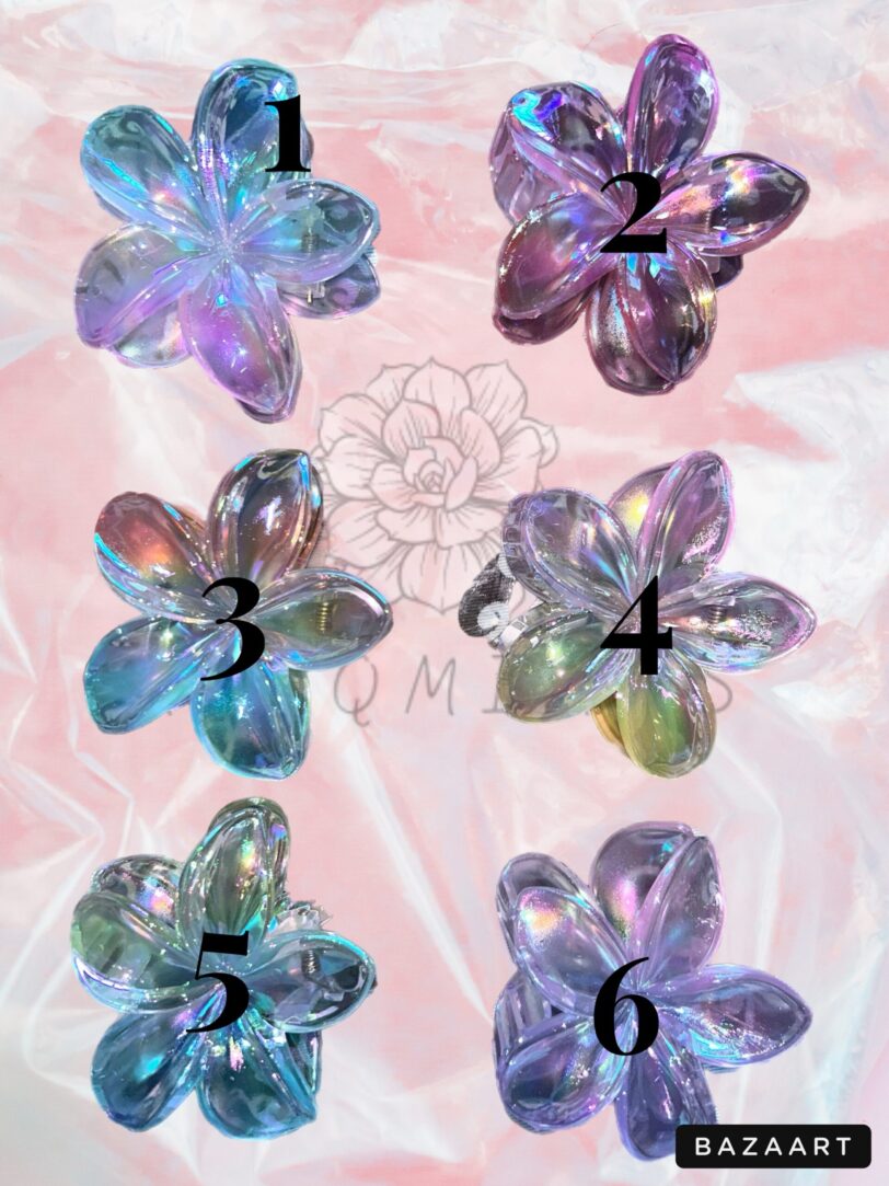 Pinza flor Holográficas - Imagen 2