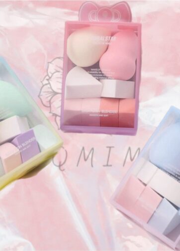 Set Esponjas de Maquillaje y Triángulos Contorno
