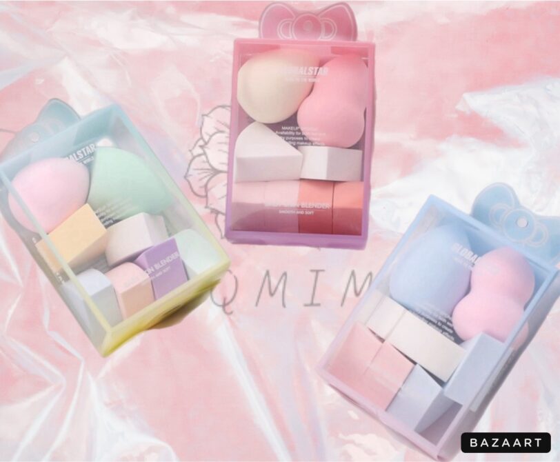 Set Esponjas de Maquillaje y Triángulos Contorno