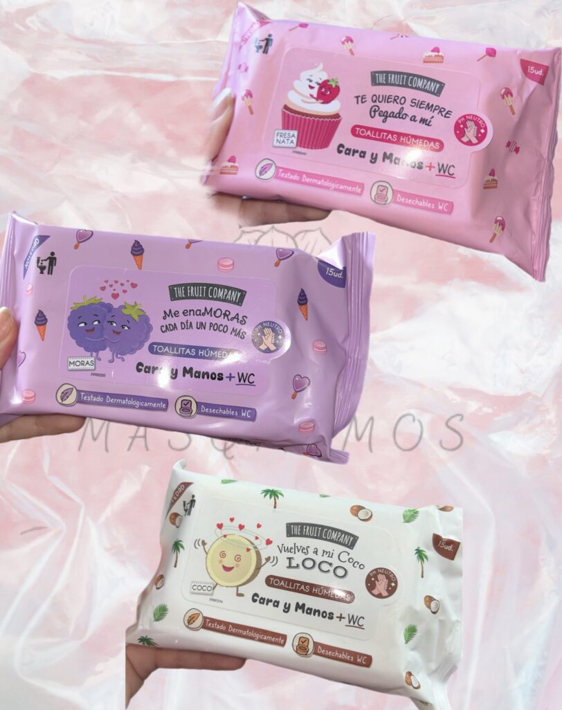 Toallitas Cara, manos y WC ~ The FRUIT Company