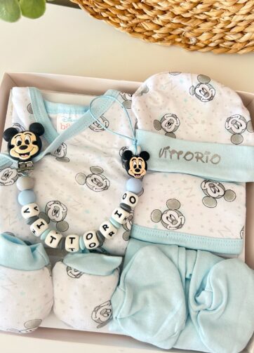 Pack regalo Mickey Mousse Celeste