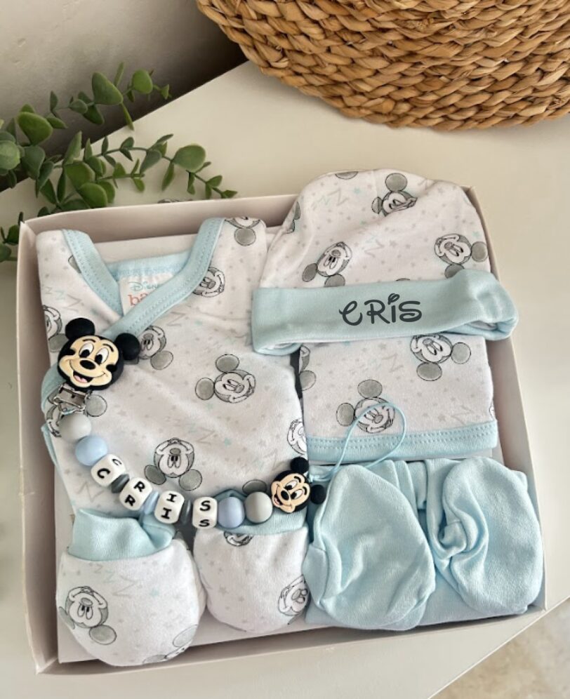 Pack regalo Mickey Mousse Celeste