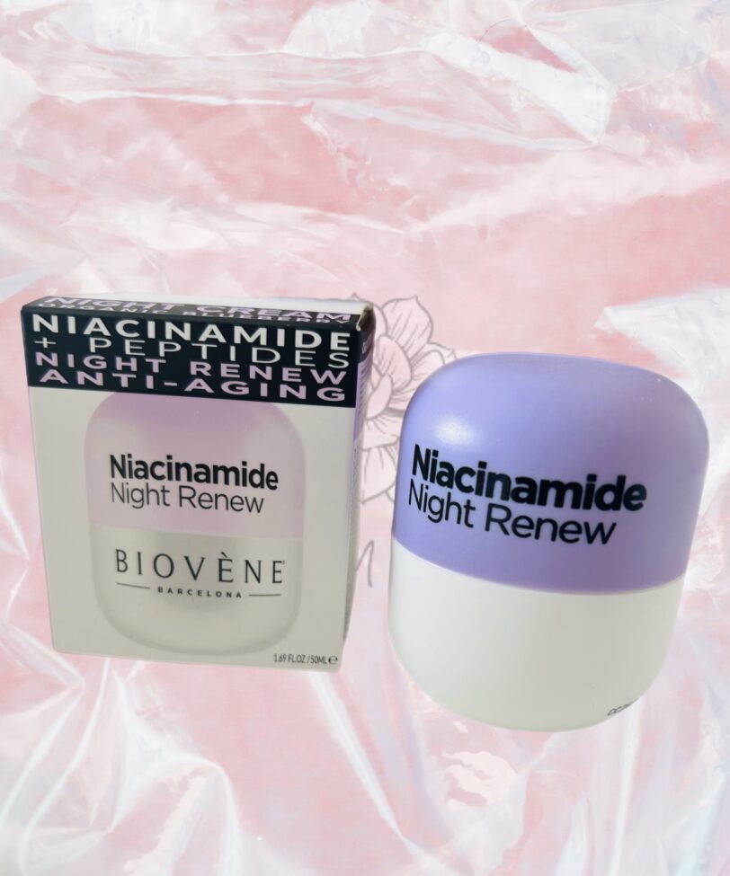 Crema de noche con niacinamida