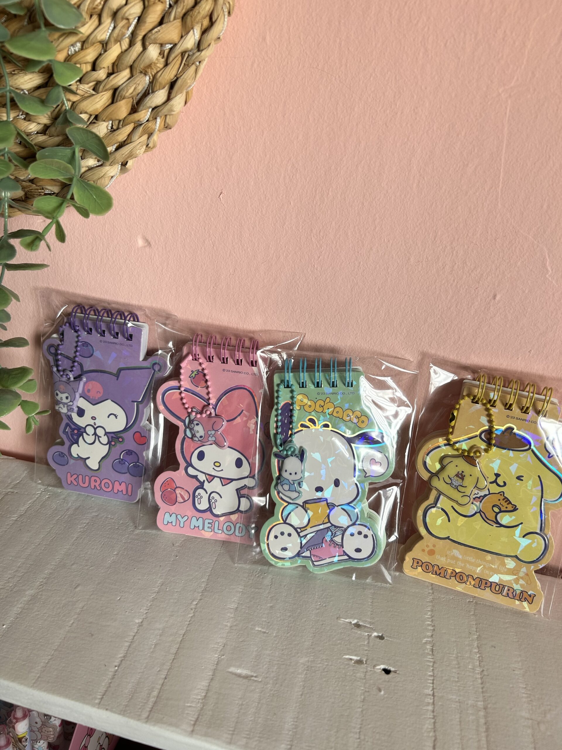 Mini Libreta Sanrio con Llavero
