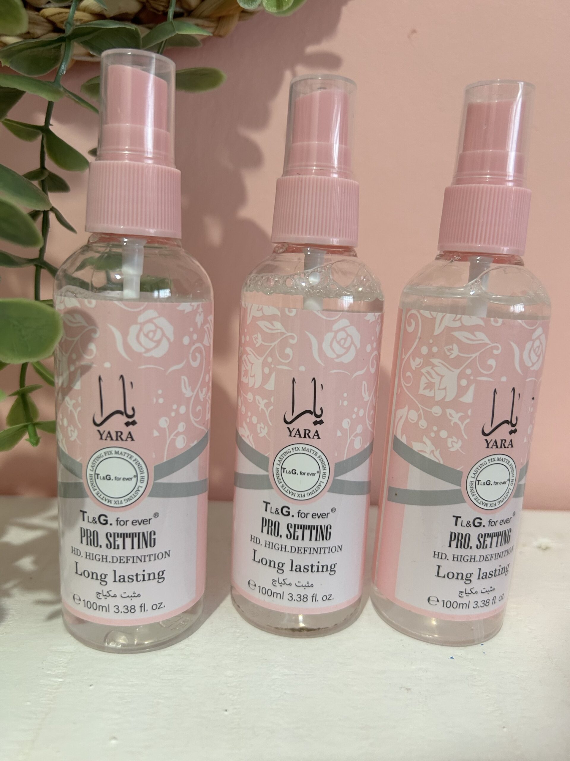 Spray Fijador del maquillaje Yara