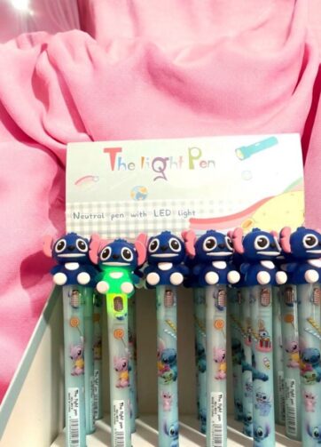 Bolígrafos con luz de Stitch