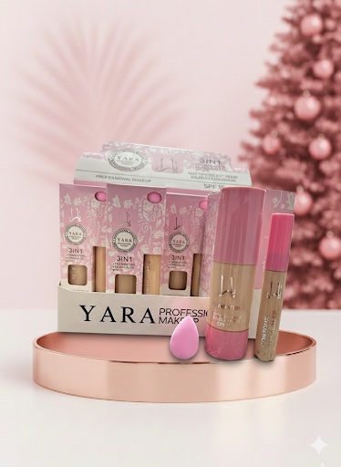 Pack 3 en 1 (maquillaje, corrector y esponja)