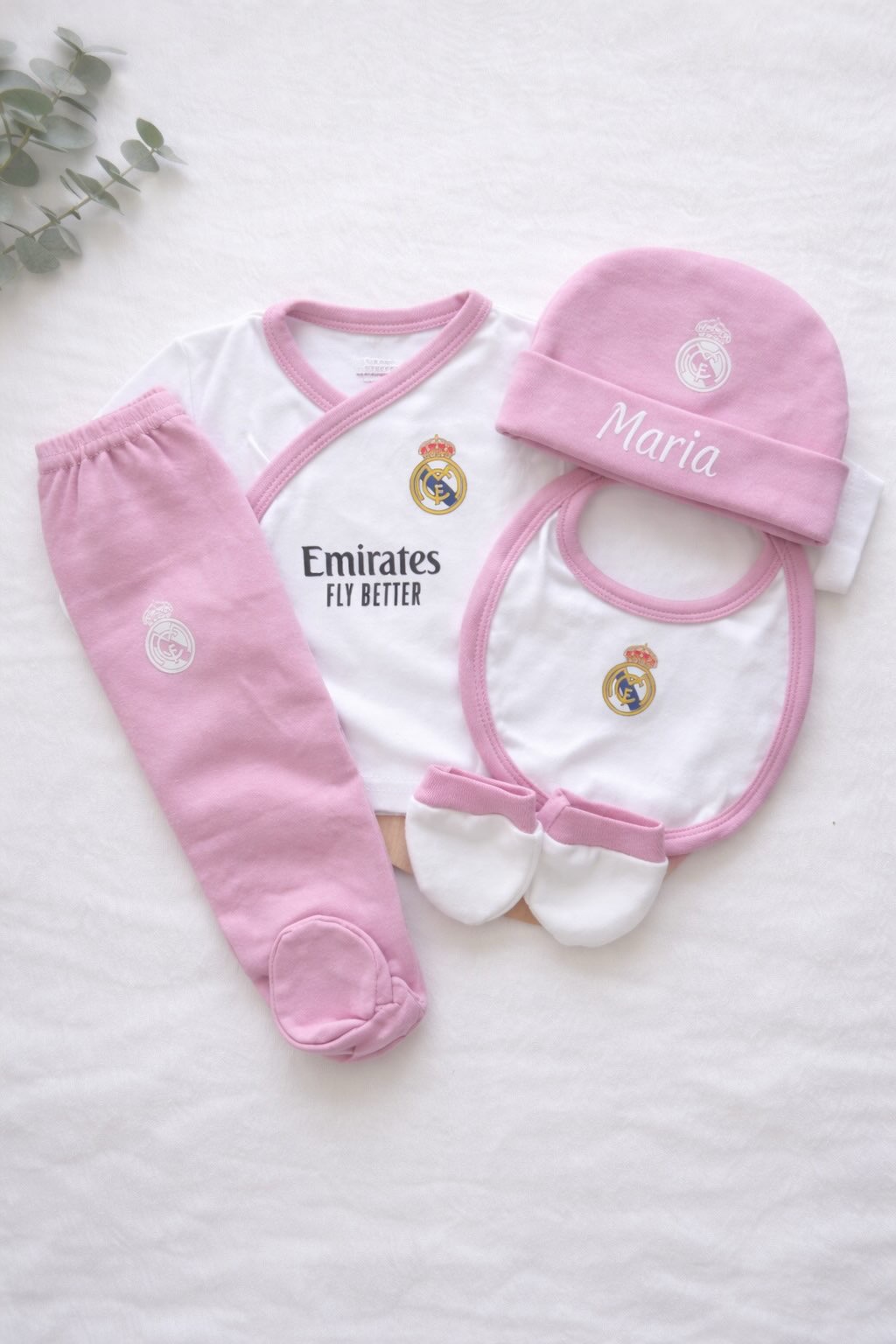 Conjunto Primera puesta Real Madrid rosa