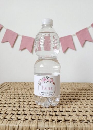 Pegatina para Botellas de Agua personalizadas