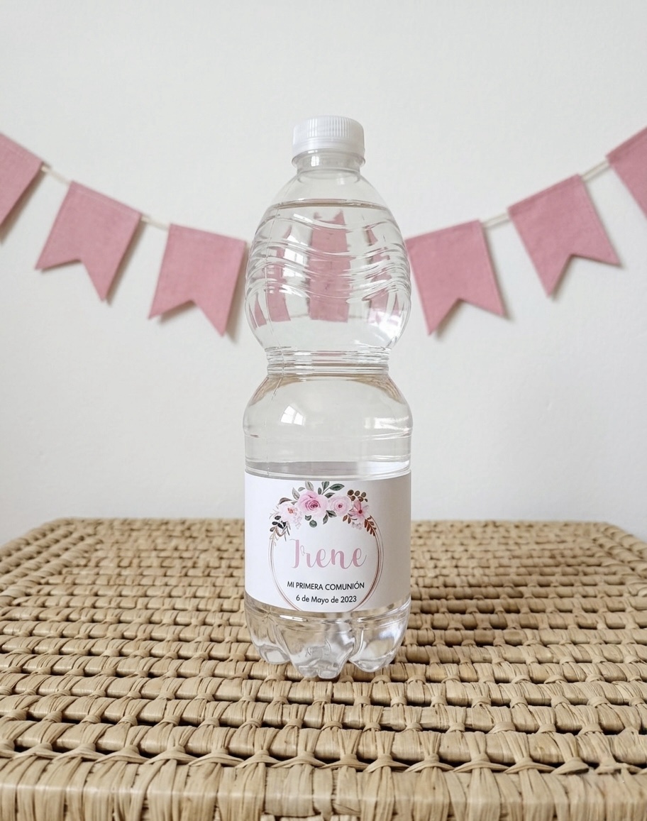 Pegatina para Botellas de Agua personalizadas