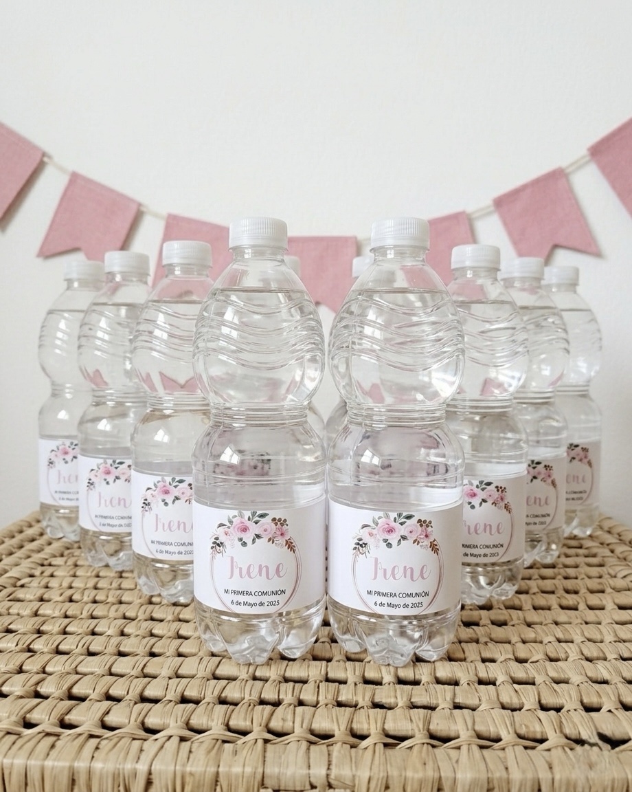 Pegatina para Botellas de Agua personalizadas - Imagen 2